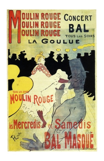 "Moulin Rouge" Henri de Toulouse-Lautrec (1864)