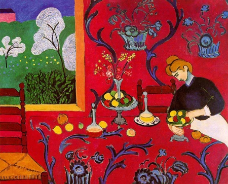 "The Dessert Harmony In Red" Henri Matisse (1908)
